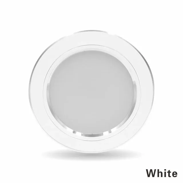 10Pcs High Brightness Round Recessed Ceiling Led Spot 220V 5W 9W 12W15W 18W Commercial Indoor Bedroom Recessed Ceiling Downlight