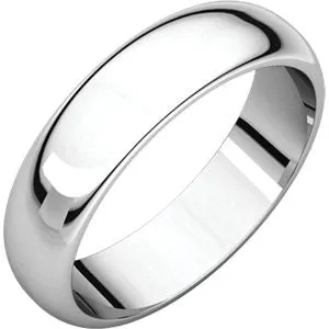 14K Rose 2.5mm Half Round Band