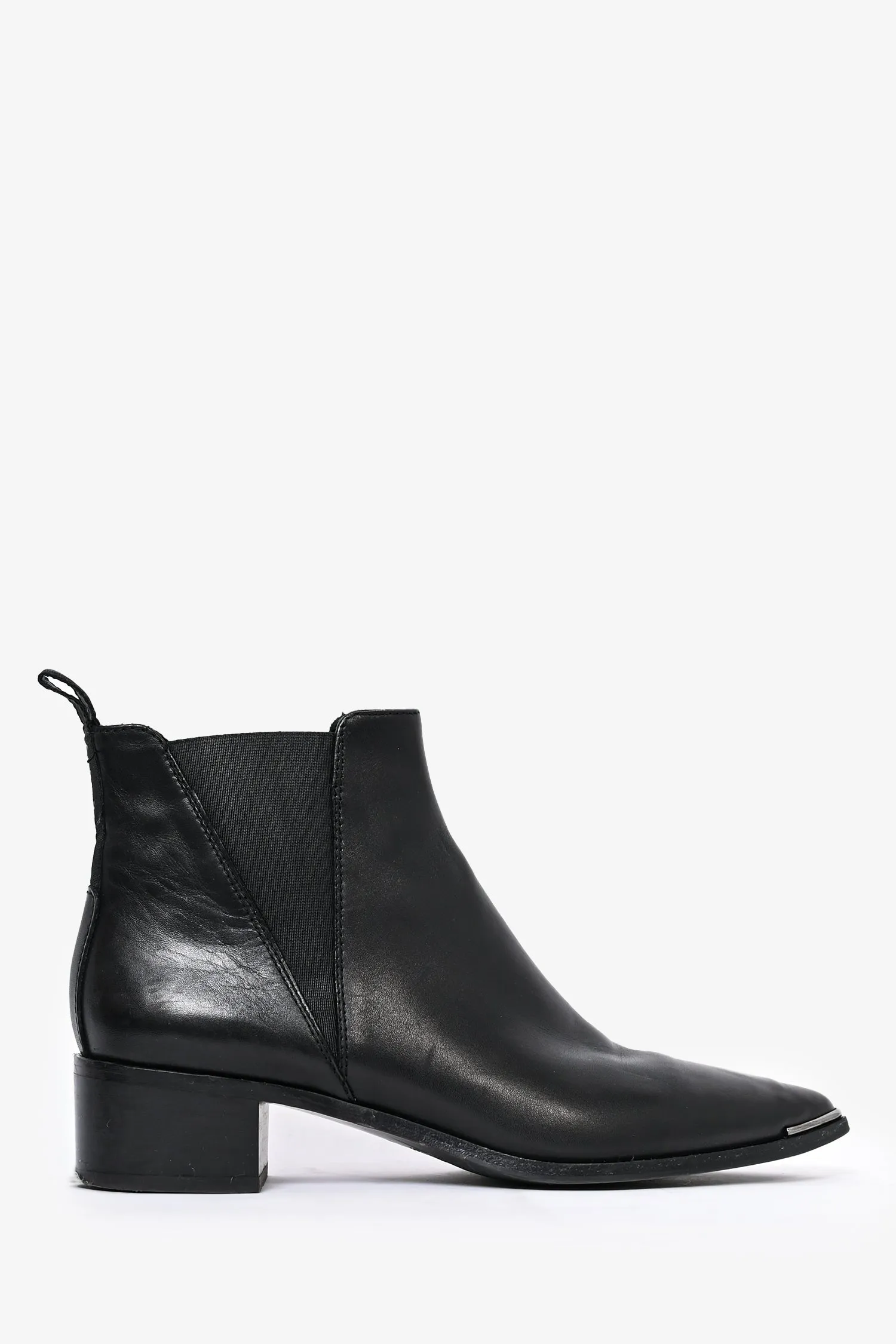 Acne Studios Black Leather 'Jensen' Booties Size 38