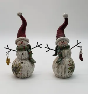 Adorable Dangling Charm Snowman Decoration