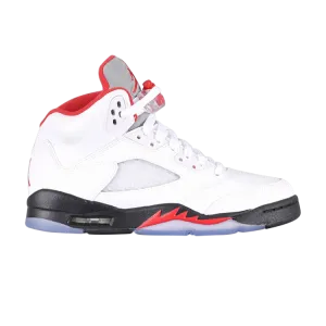 Air Jordan 5 Retro GS 'Fire Red' 2013, white