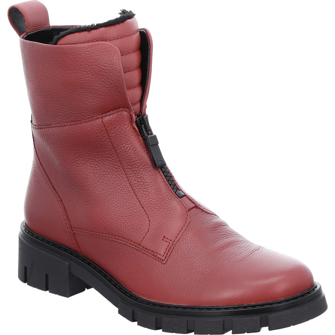 Ara Dover Ladies Zip Trim Biker Boot