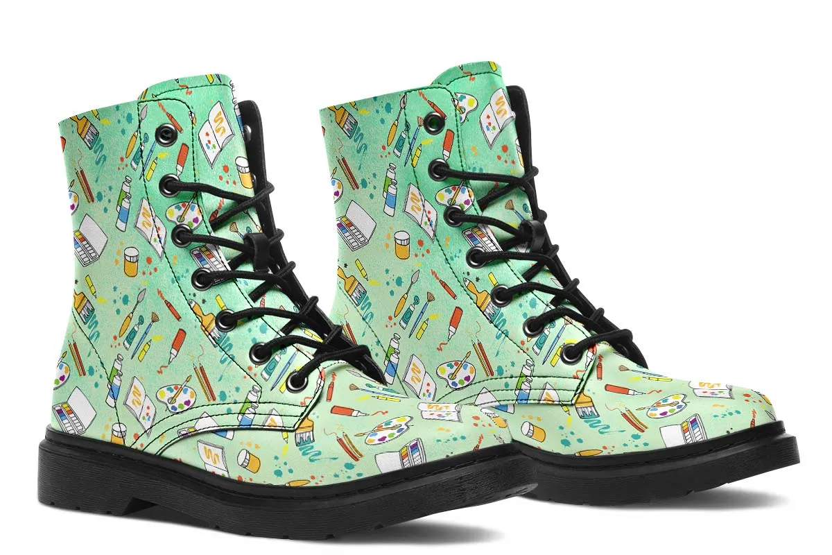 Artist Pattern Boots