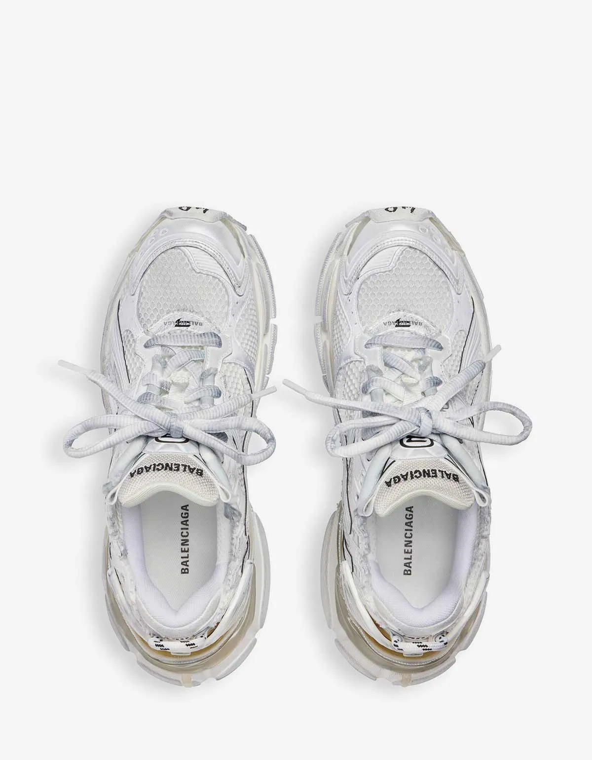 Balenciaga White Runner Trainers