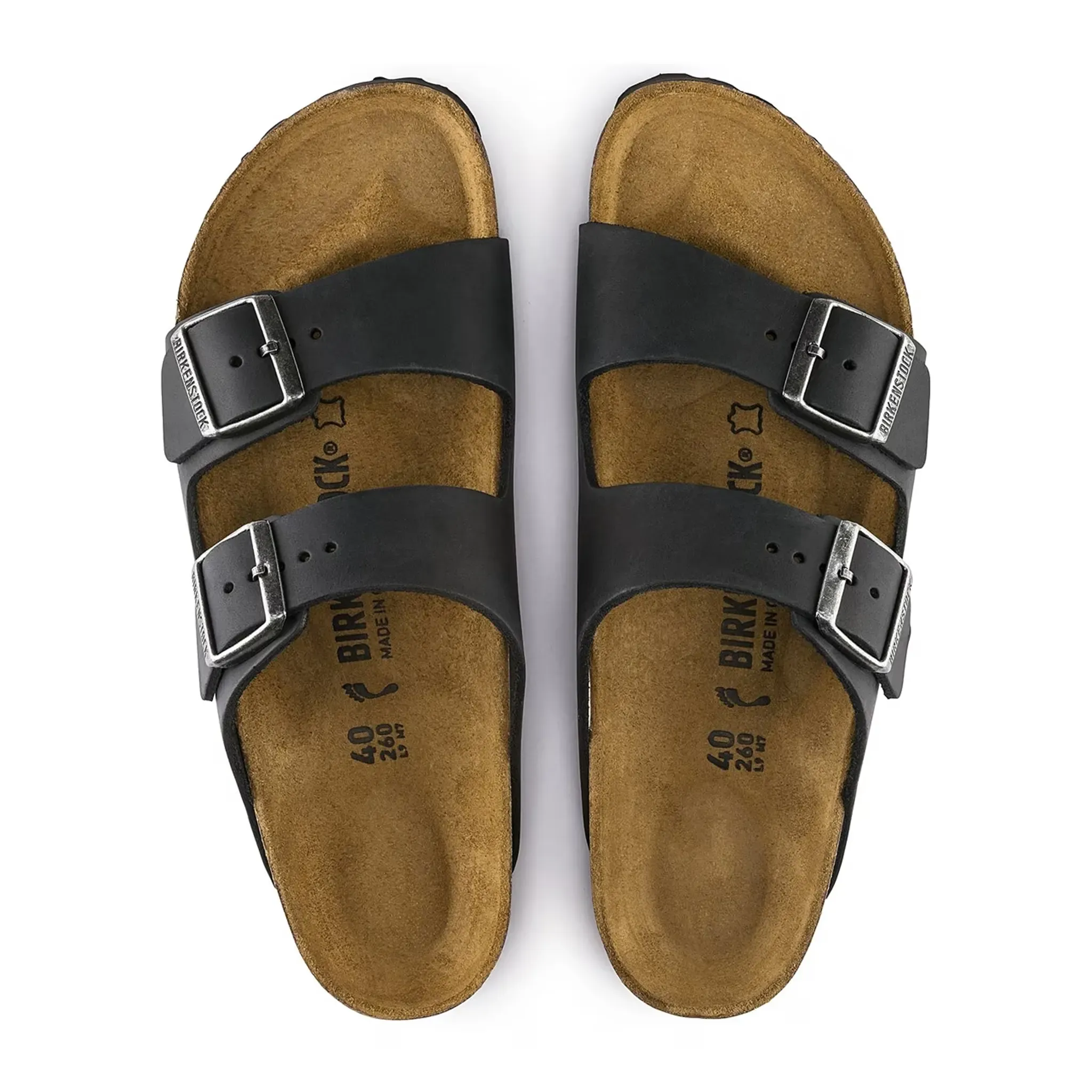 Birkenstock Arizona Oiled Sandals Black