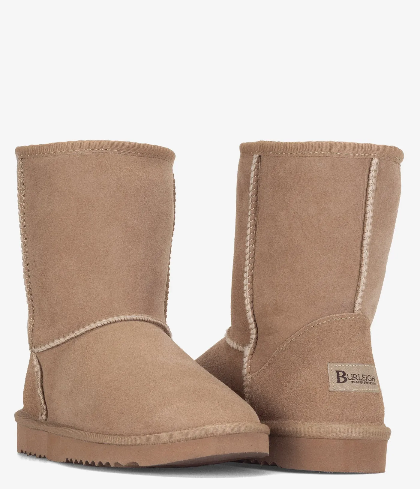 Burleigh Short Twinface Sheepskin Boot - Women