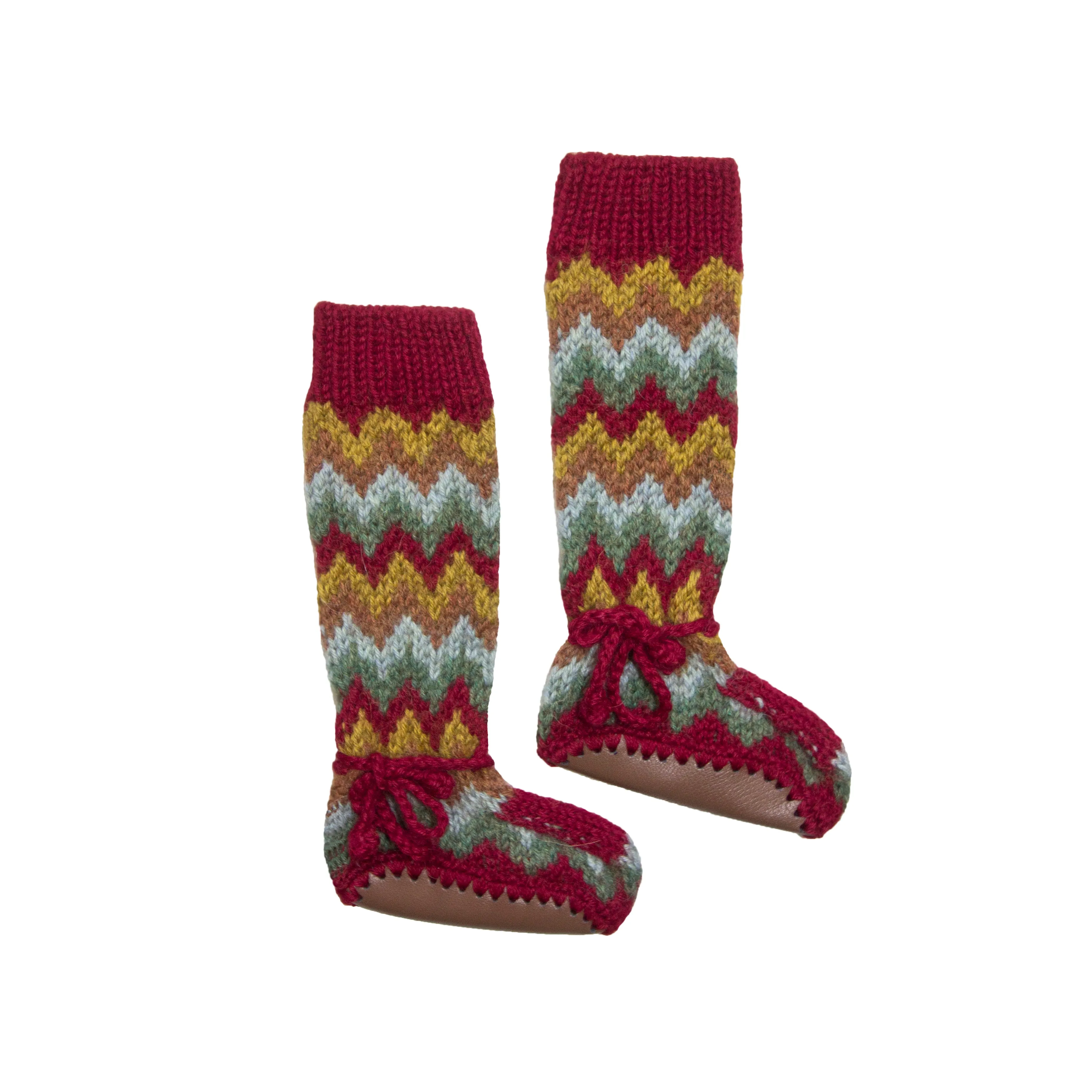 Fair Isle Booties