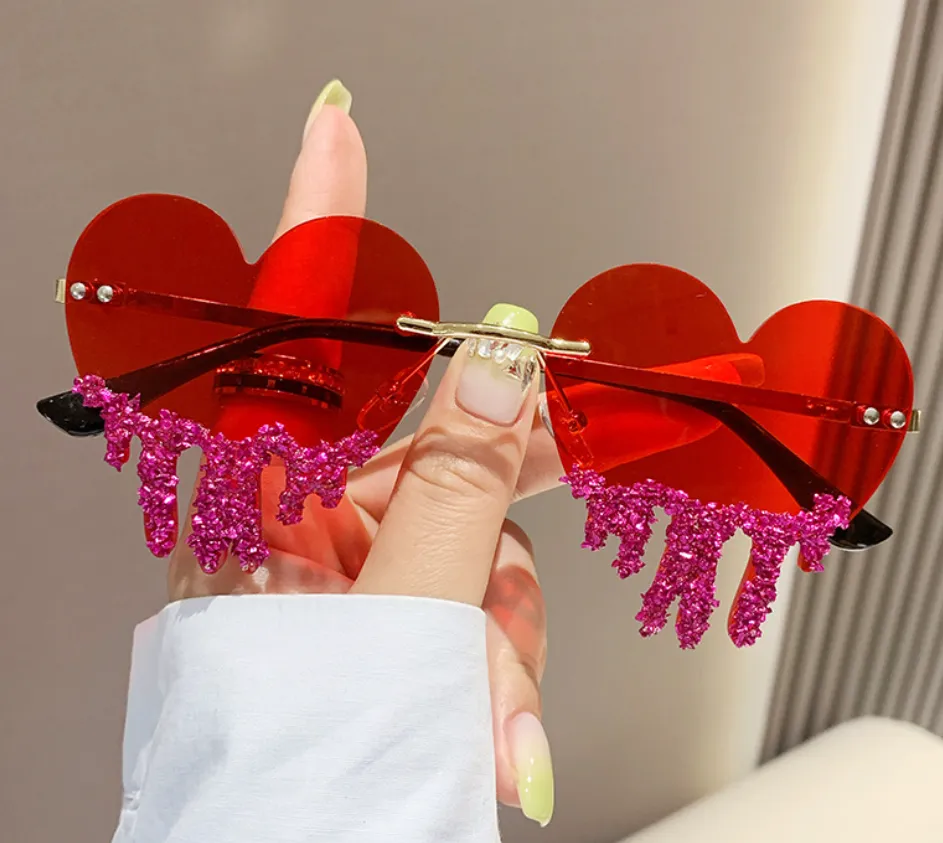 Fashionable and caring sparkling sunglasses