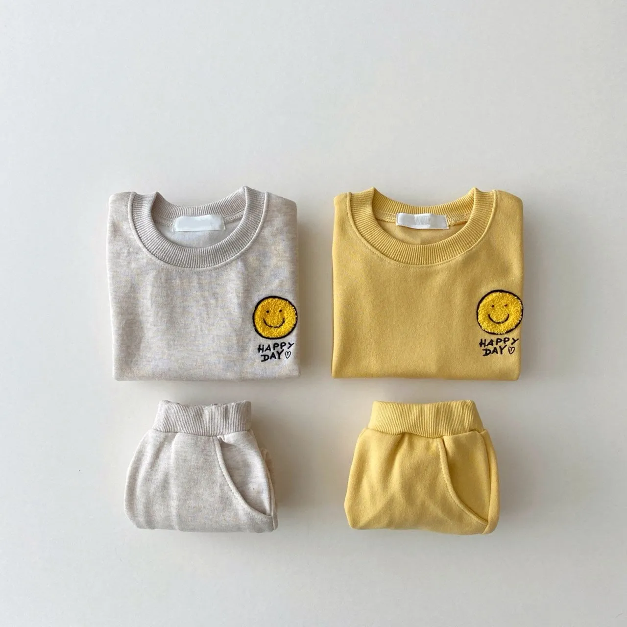 Happy Day Smiley Face Jogger Set