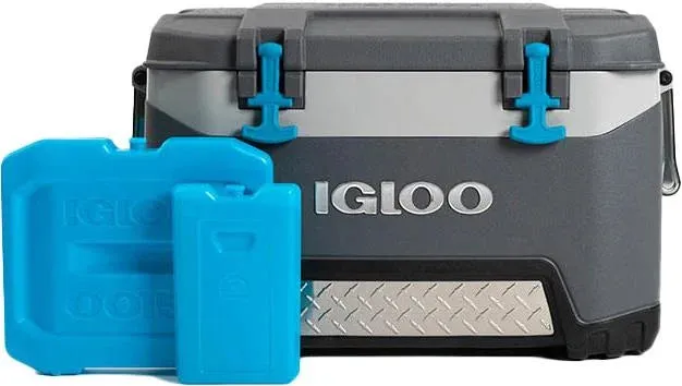 Igloo Maxcold Ice Block Coolbox & Freezer Pack, Large