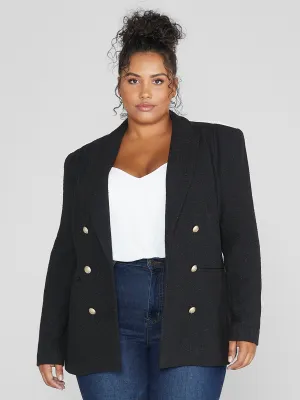 Kayla Textured Boyfriend Blazer