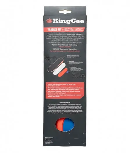 King Gee Tradie Memory Foam Insoles (K09500)