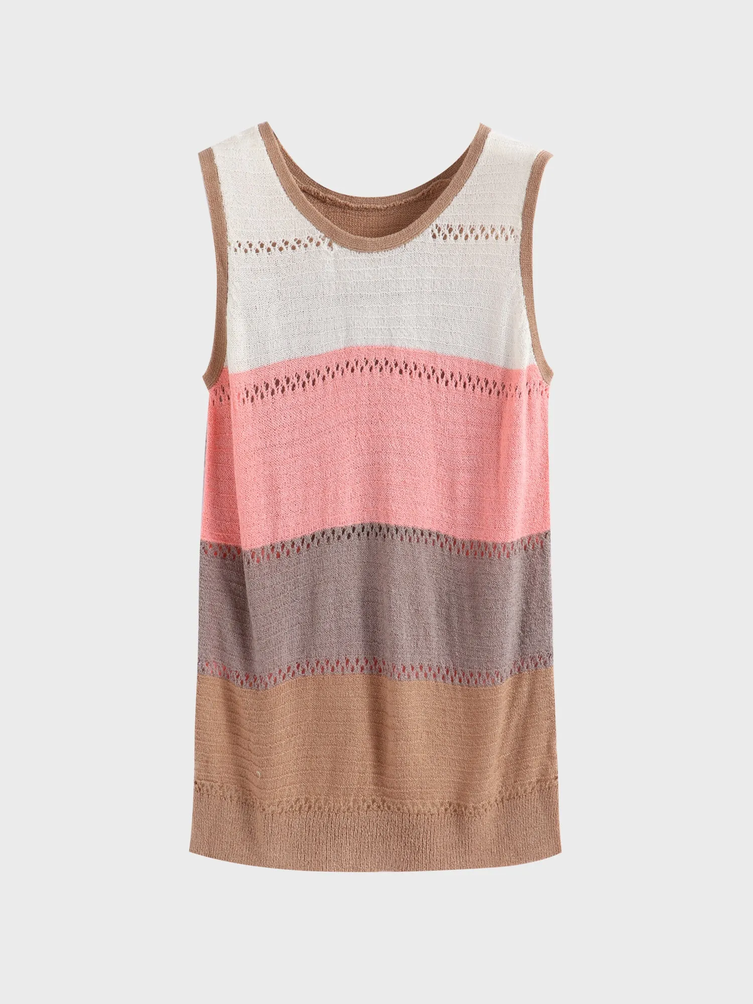 Midsize Adorable Colorblock Tank Top