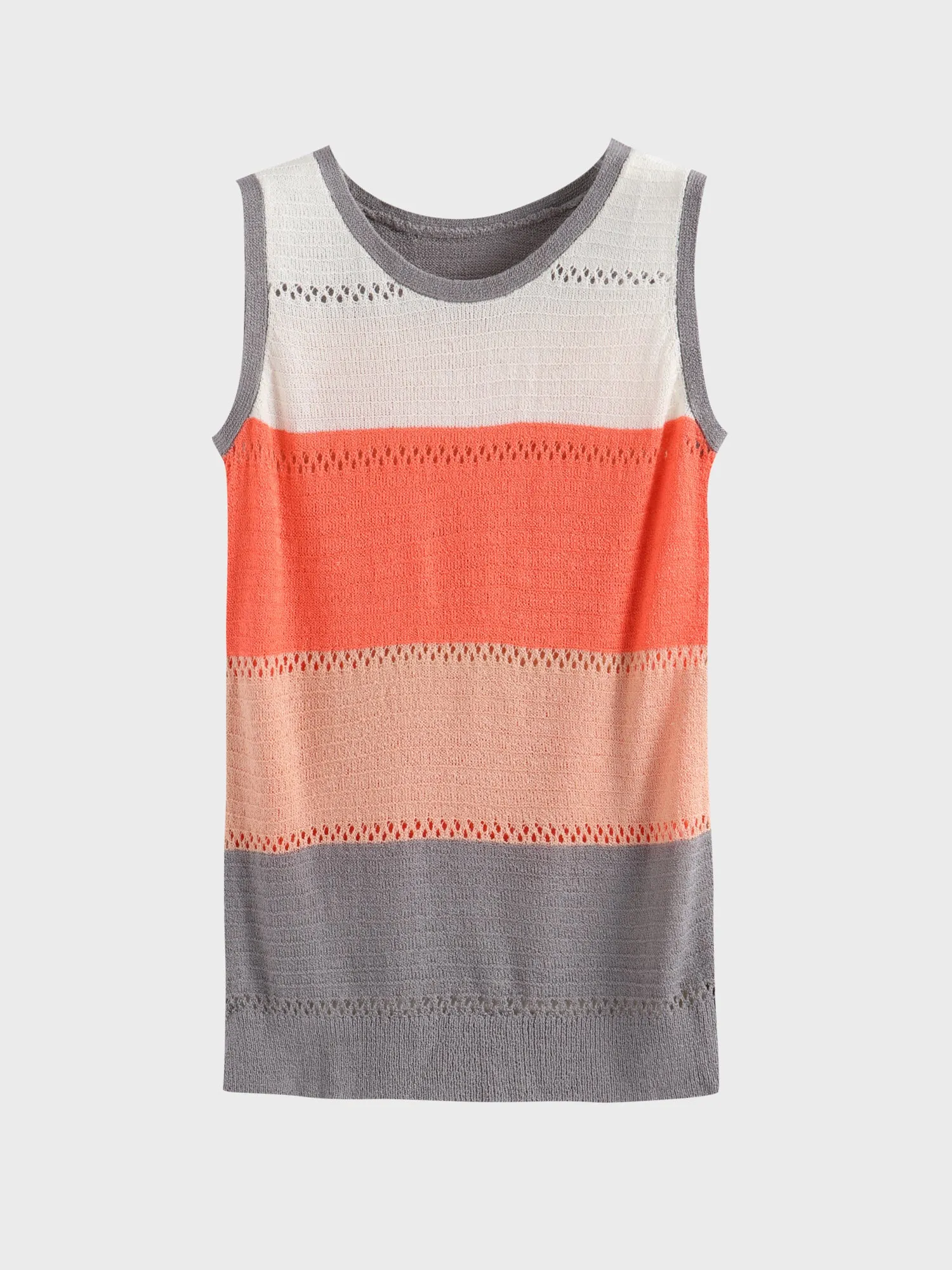 Midsize Adorable Colorblock Tank Top