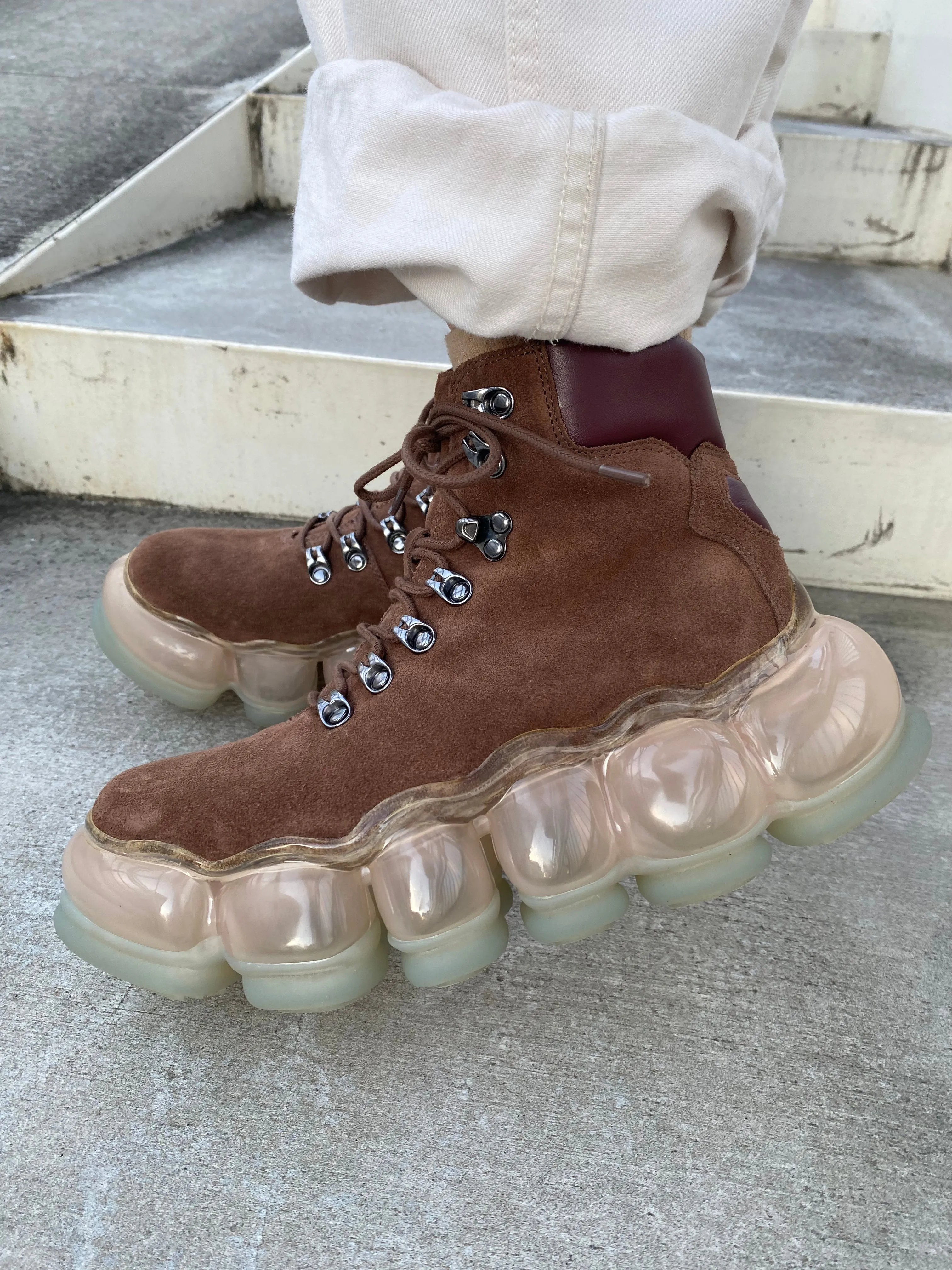 New “Jewelry” Mountain Boots / Brown