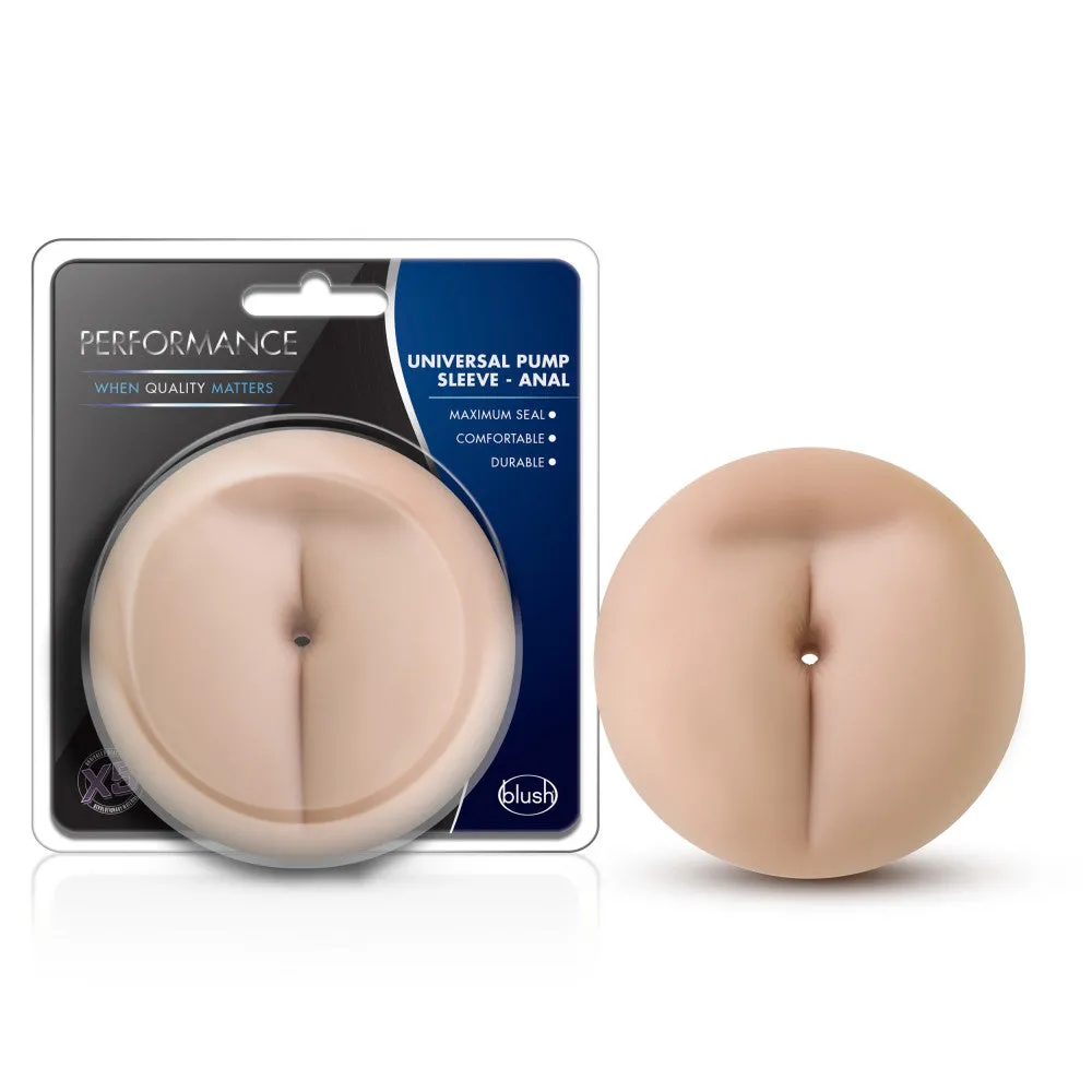 Performance By Blush® | Universal Realistic Vanilla Anal Pump Sleeve