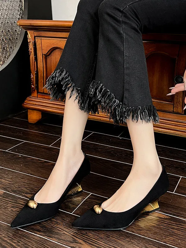 Pointed-Toe Shallow Cut Split-Joint Pumps