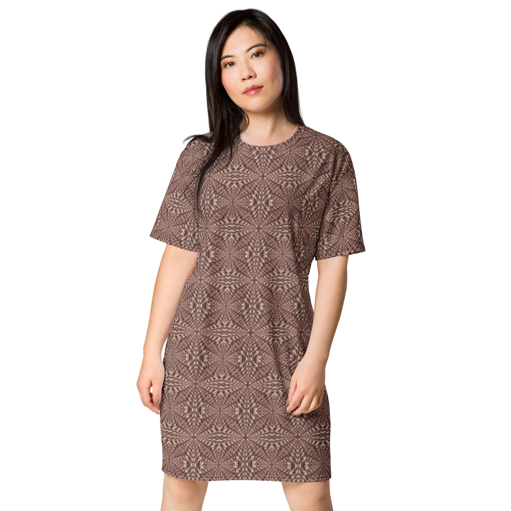 Recursia Fabrique Unknown II T-Shirt Dress In Pink