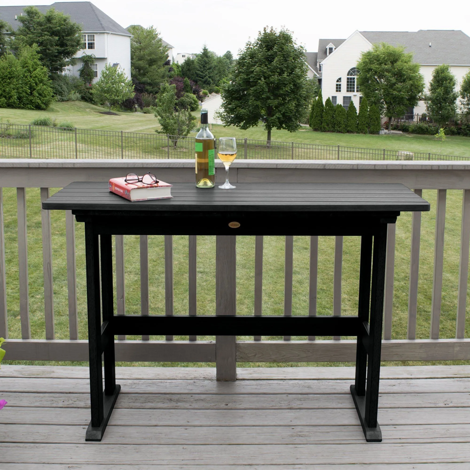 Refurbished Lehigh Counter Height Balcony Table