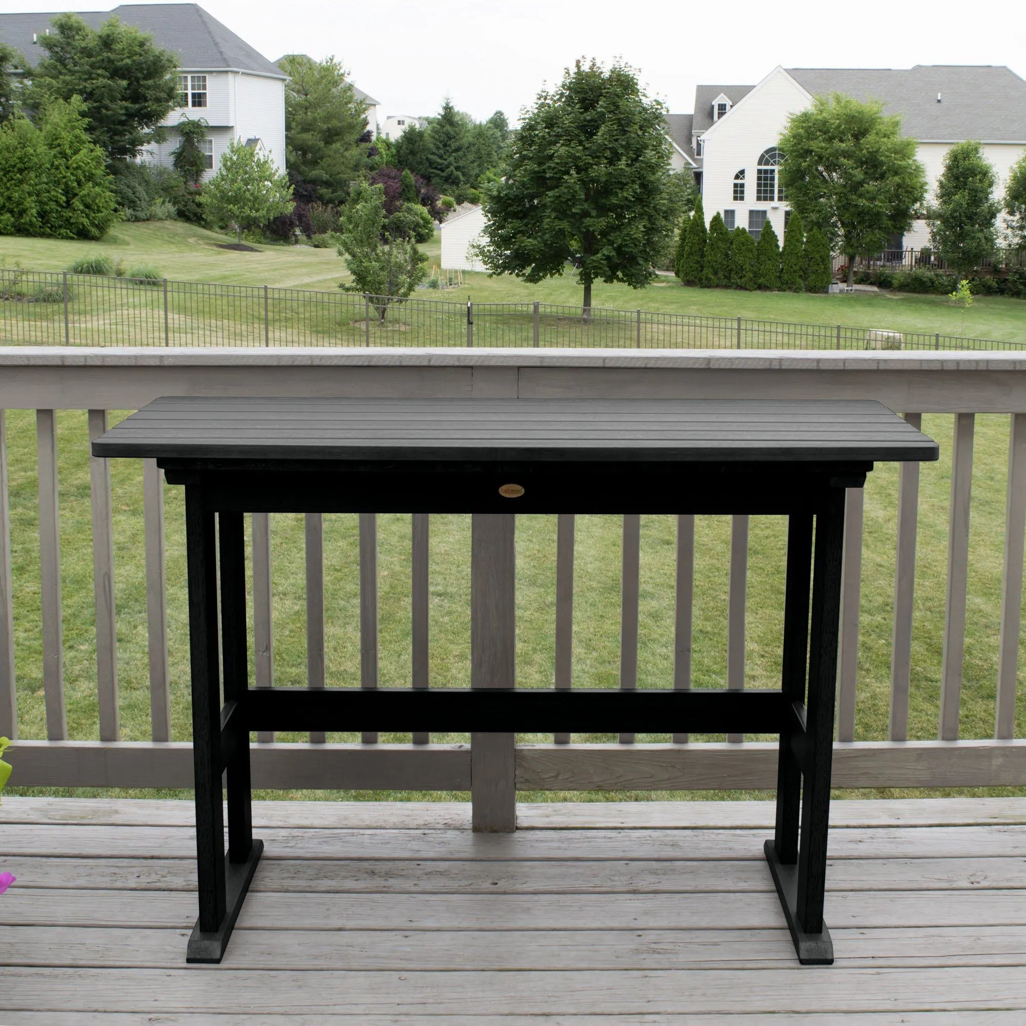 Refurbished Lehigh Counter Height Balcony Table