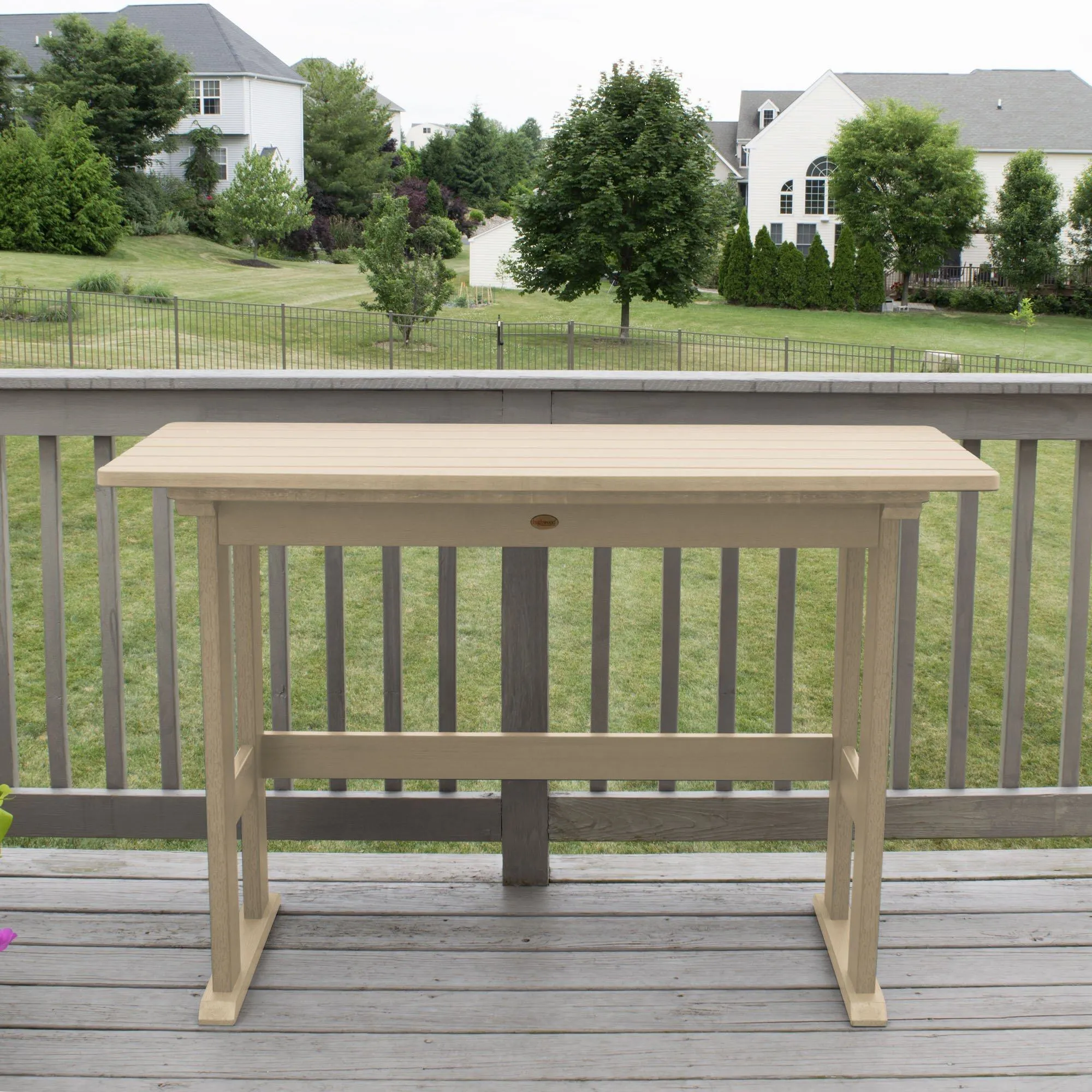 Refurbished Lehigh Counter Height Balcony Table