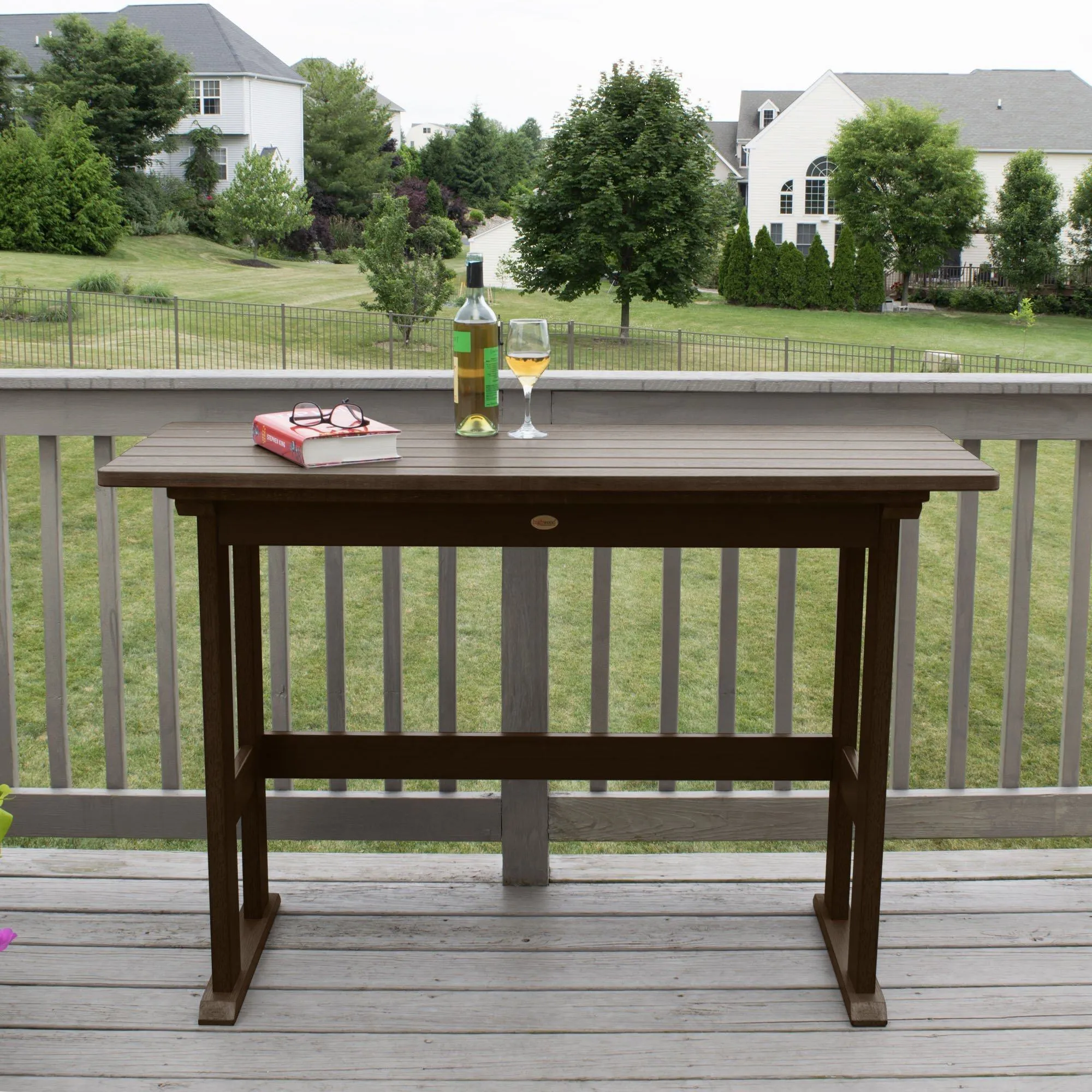 Refurbished Lehigh Counter Height Balcony Table