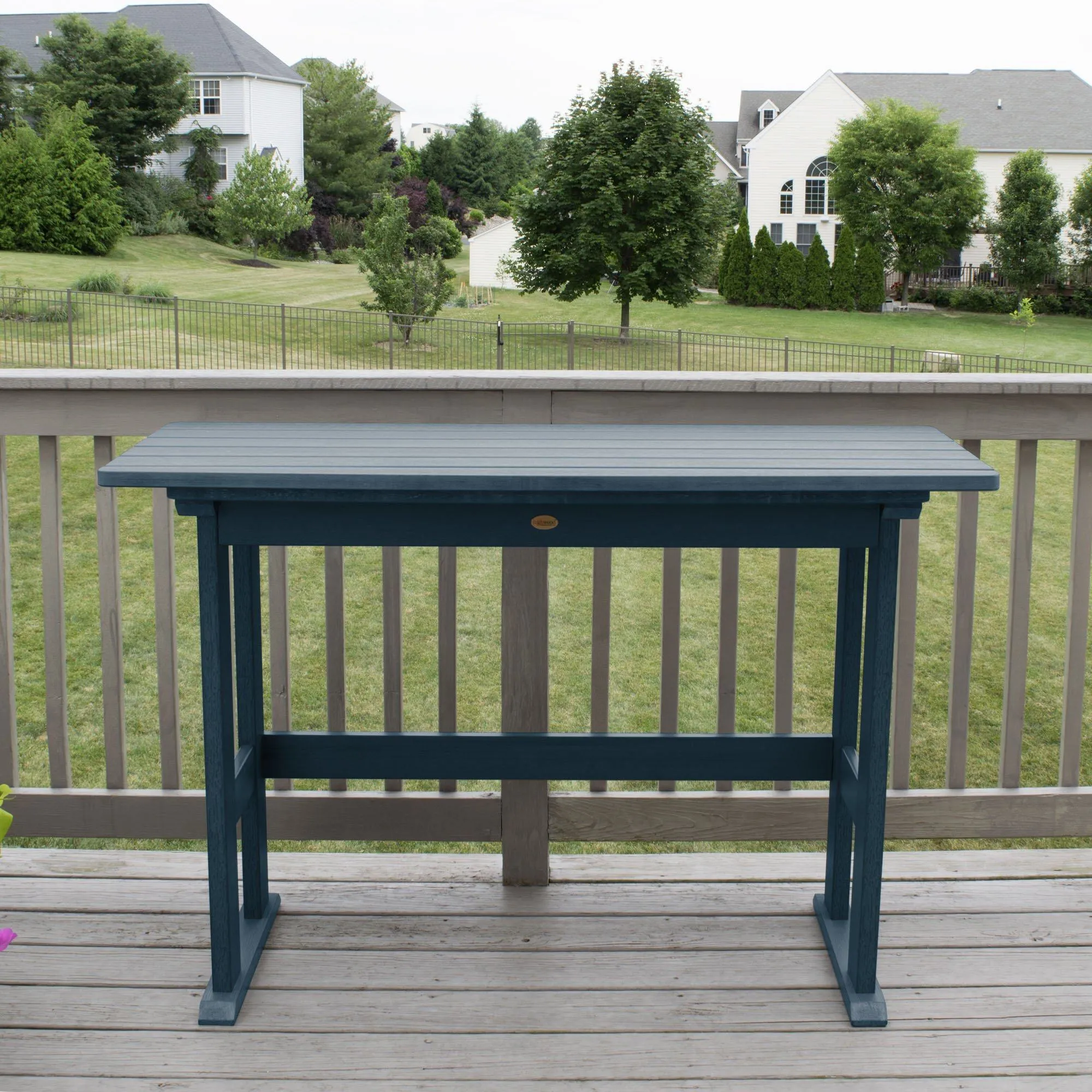 Refurbished Lehigh Counter Height Balcony Table