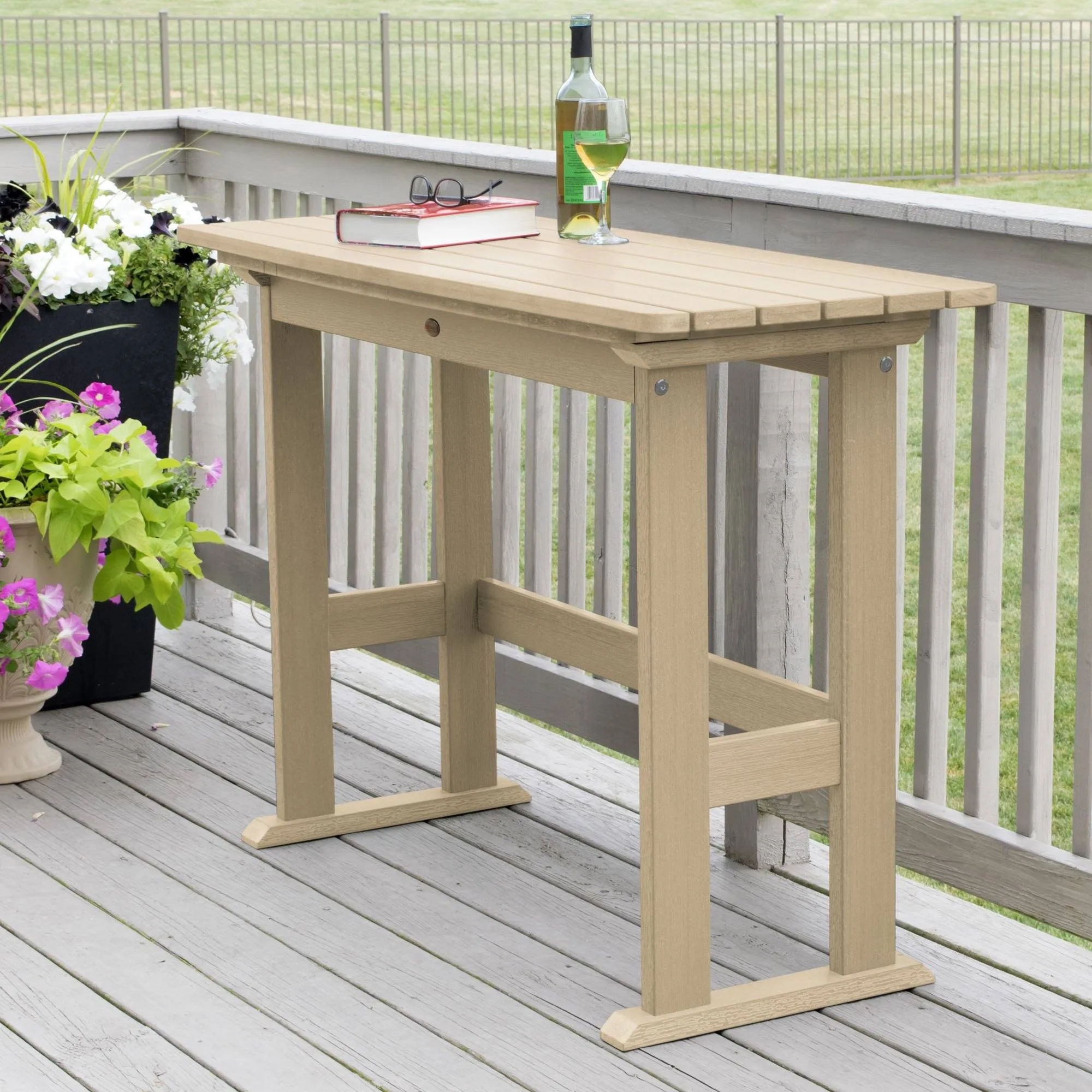 Refurbished Lehigh Counter Height Balcony Table