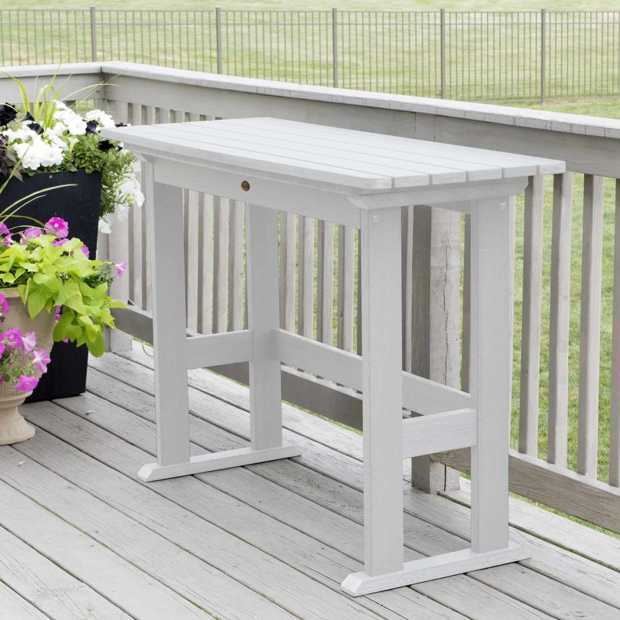 Refurbished Lehigh Counter Height Balcony Table