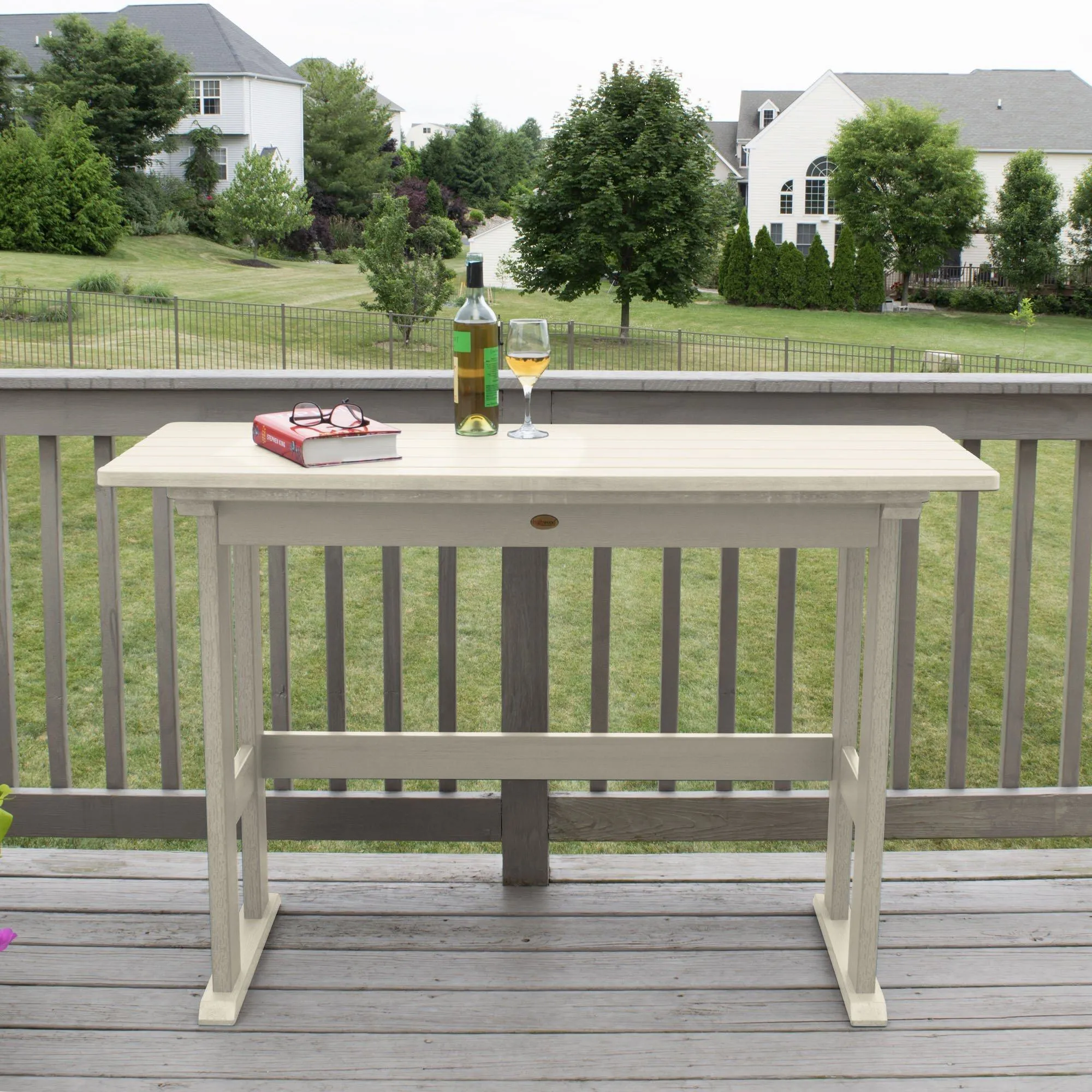 Refurbished Lehigh Counter Height Balcony Table