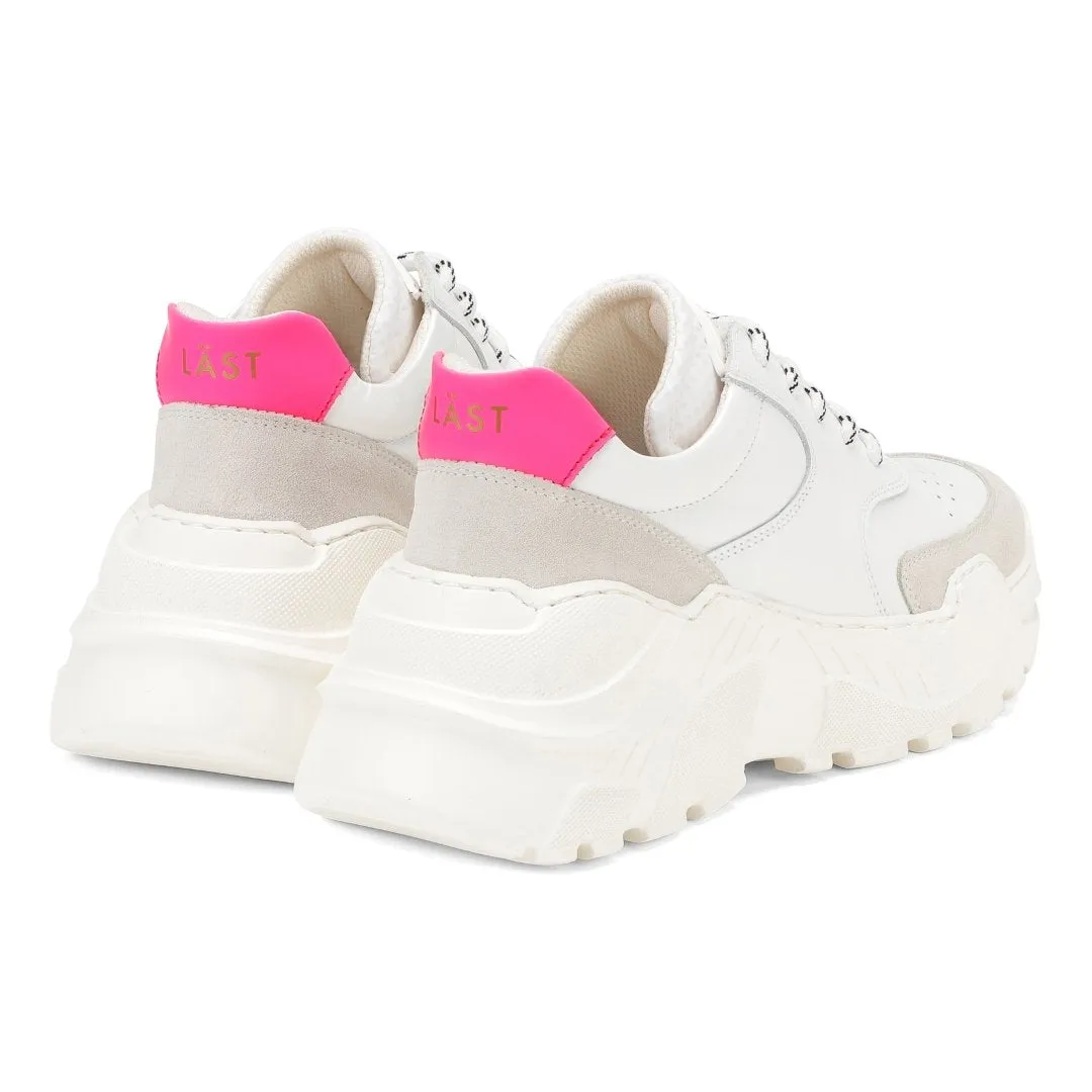 Sprint Leather White Chunky Sneakers