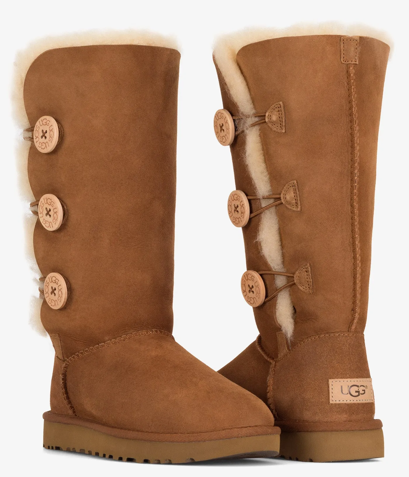 UGG Bailey Button Triplet II Sheepskin Boot - Women