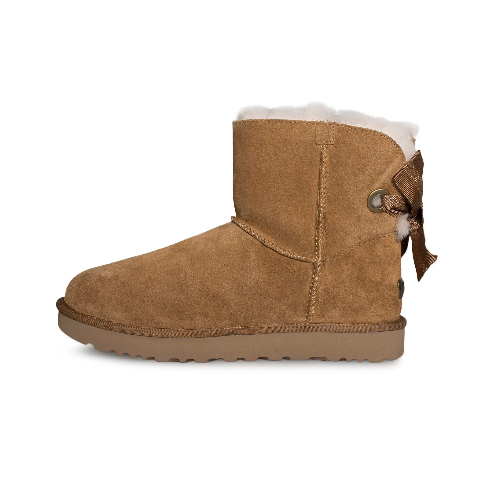 UGG Customizable Bailey Bow Mini Chestnut Boots - Women's